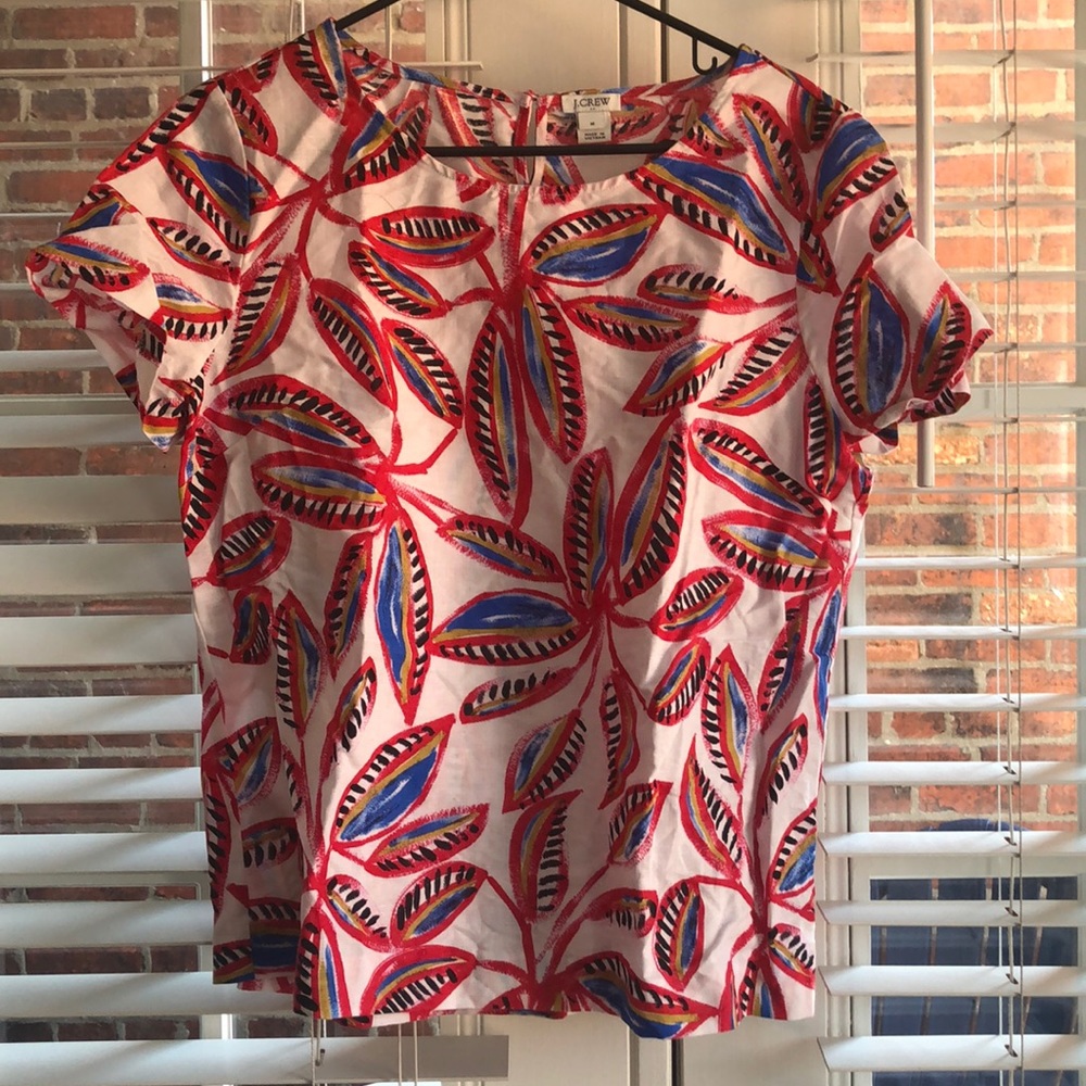 J. Crew Linen Top